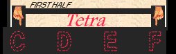 TETRA-CHORD = 1st Half of a Scale