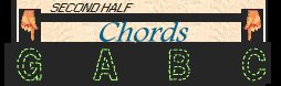 TETRA-CHORD = 2nd Half of a Scale